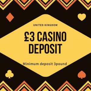 minimum deposit £3